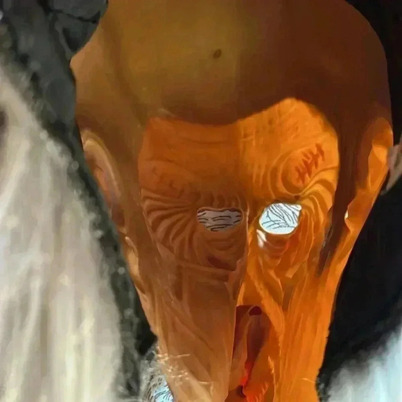 Vintage Topstone Mask Old Man Witch Ghoul Halloween Horror USA Danbury, CT 70s - Picture 6 of 8